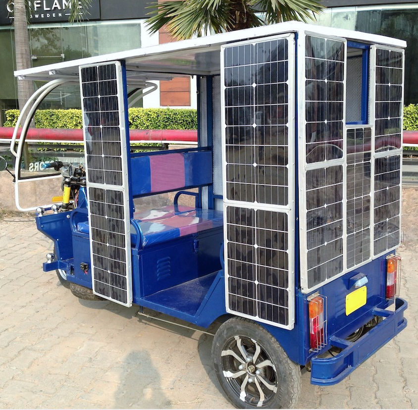 Solar E Rickshaw
